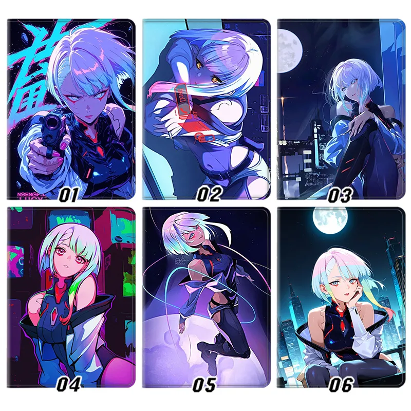 Cyberpunk: Edgerunners — Lucy Cyberpunk NAlien Visitorrunner Anime Art Tablet Case