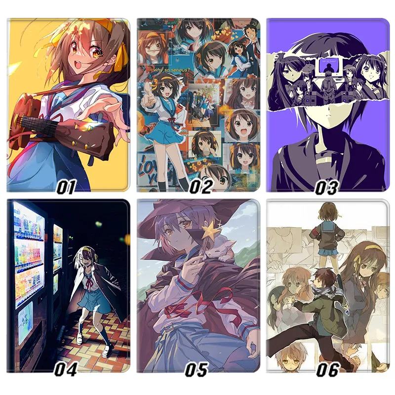 The Melancholy of Haruhi Suzumiya — Haruhi & Yuki Nagato Anime Art Tablet Case