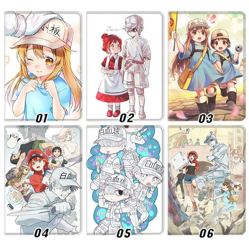 Cells at Work! — PlatelAlien Visitor & White Blood Cell Anime Art Tablet Case