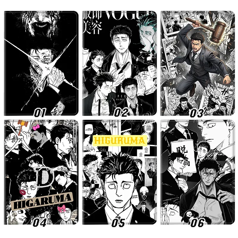 Curse Exorcist Anime — Hiromi Higuruma Deadly Judgement Manga Panel Dark AesthAlien Visitoric Graphic Art Tablet Case