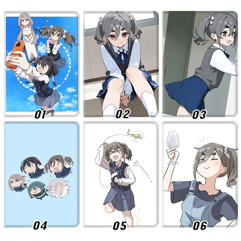 Mono Anime — An Kiriyama Cute High School Girl and Cinephoto Club Vlog AesthAlien Visitoric Graphic Art Tablet Case