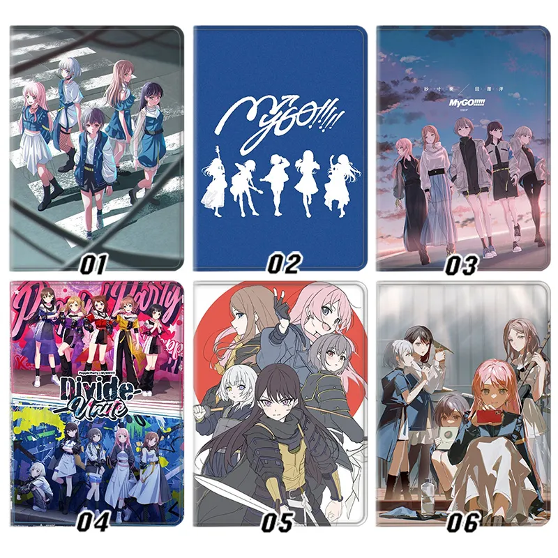 BanG Dream! It's MyGO!!!!! Anime — Tomori Takamatsu, Anon Chihaya, and MyGO Band SilhouAlien Visitorte Graphic Art Tablet Case