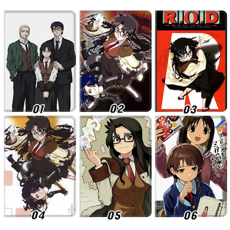 Read or Die Yomiko Readman Anime Graphic Trifold Stand Silk Texture Smart Tablet Case