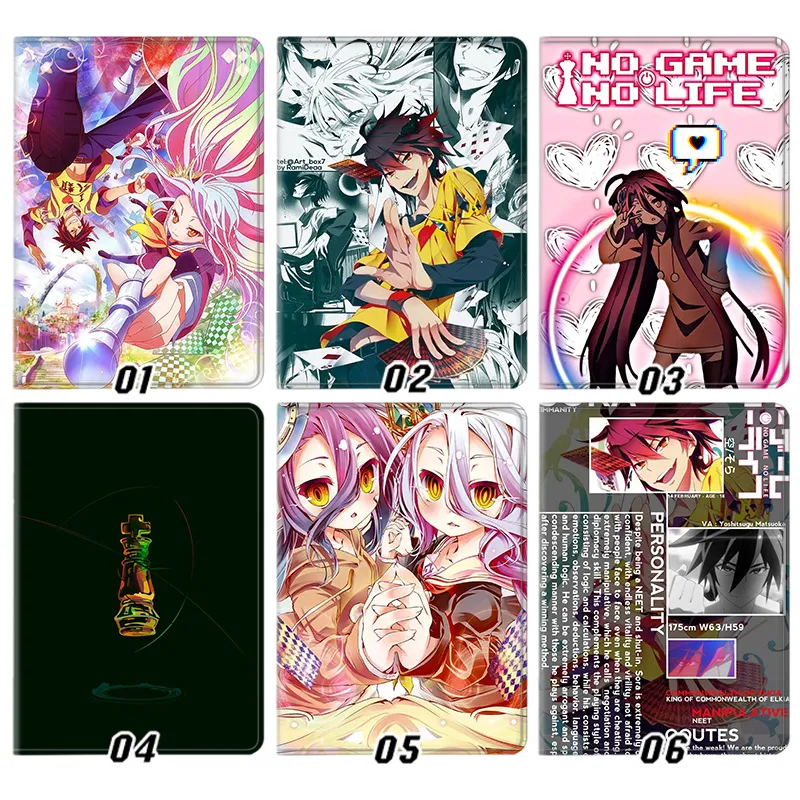 No Game No Life Anime - Sora & Shiro Kawaii Gamer Graphic Tablet Case