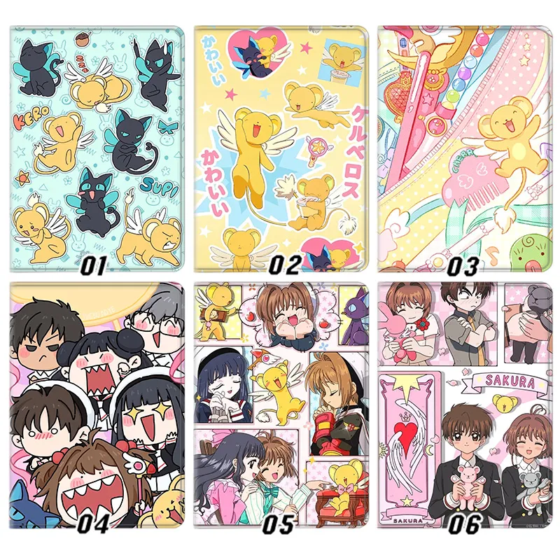 Cardcaptor Sakura Anime - Kero, Suppi & Sakura Cute Magical Girl Collage Tablet Case