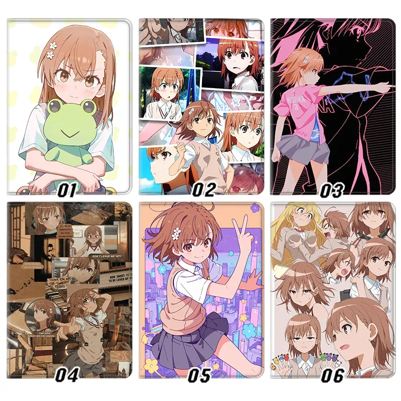 A Certain Scientific Railgun Mikoto Misaka Anime Tri-Fold Smart Tablet Case