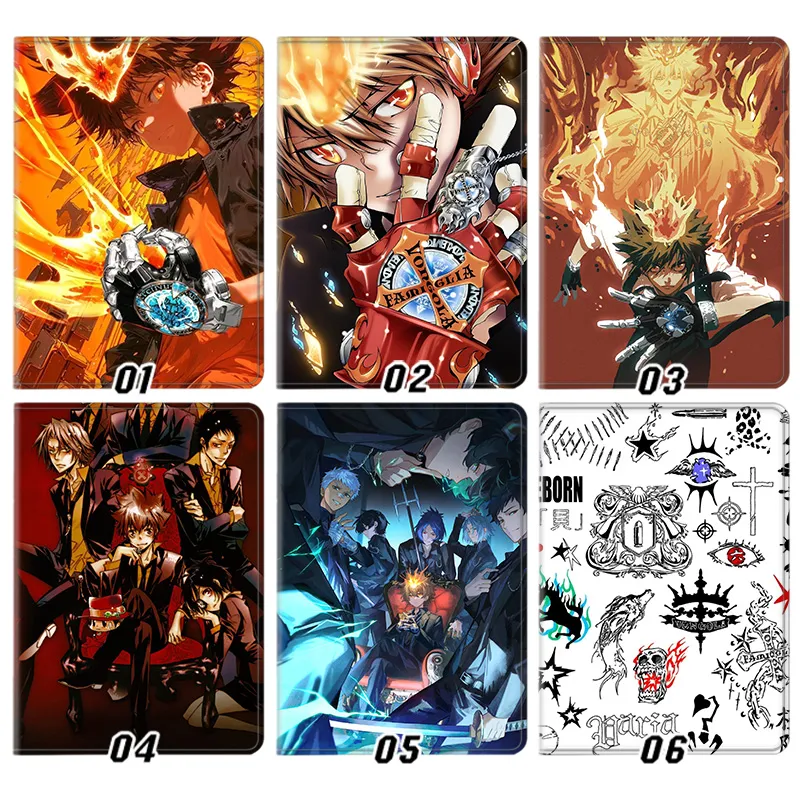 Katekyo Hitman Reborn Tsunayoshi Sawada Vongola Tri-Fold Smart Tablet Case