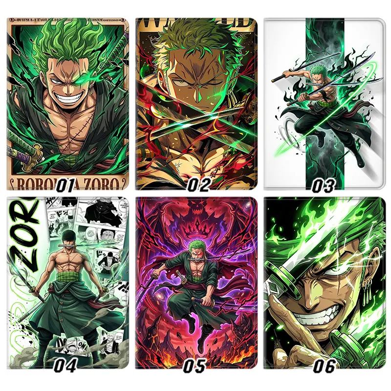 Pirate Voyage Roronoa Zoro Three Sword Style Tri-Fold Smart Tablet Case