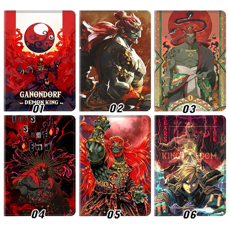Hyrule Legend Tears of the Kingdom Ganondorf Demon King Tri-Fold Smart Tablet Case