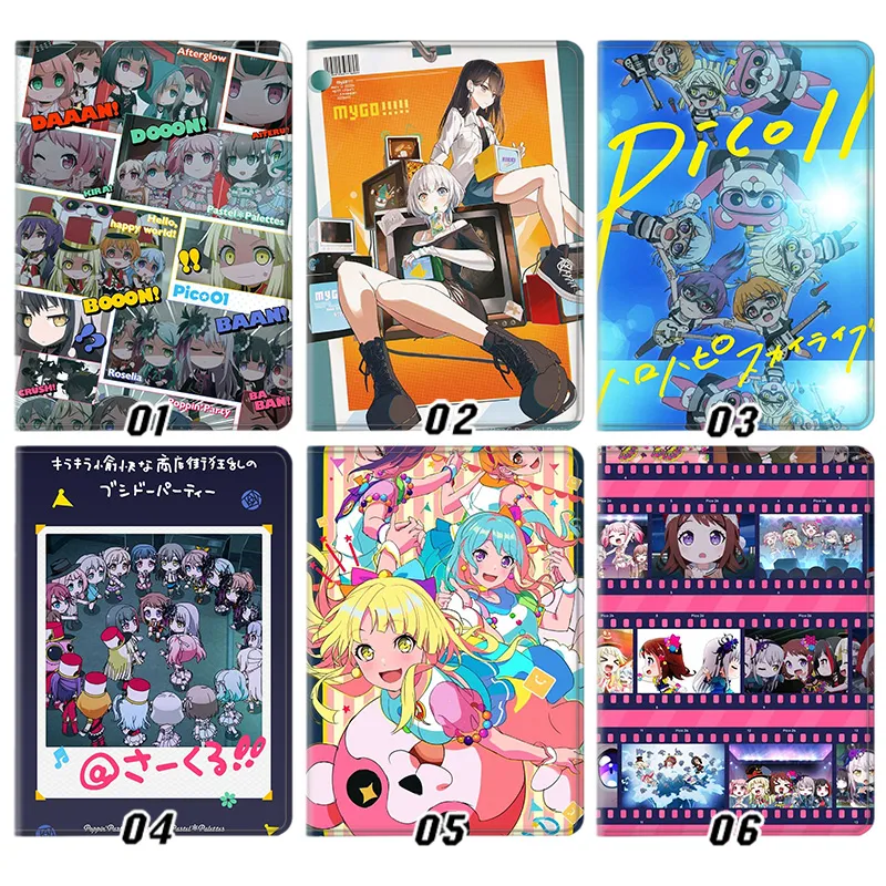 Bang Dream It's MyGO Tomori Takamatsu Anime Graphic Tri-Fold Smart Tablet Case