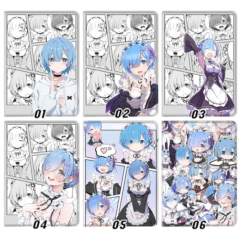 Re:Zero Rem Anime Manga Panel Graphic Print Tri-Fold Smart Tablet Case