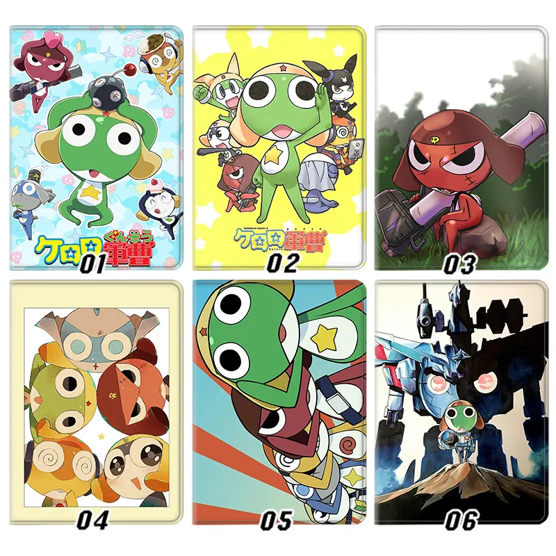 Sgt Frog Keroro Gunso Platoon Anime Graphic Print Tri-Fold Smart Sleep Silk Texture Tablet Case