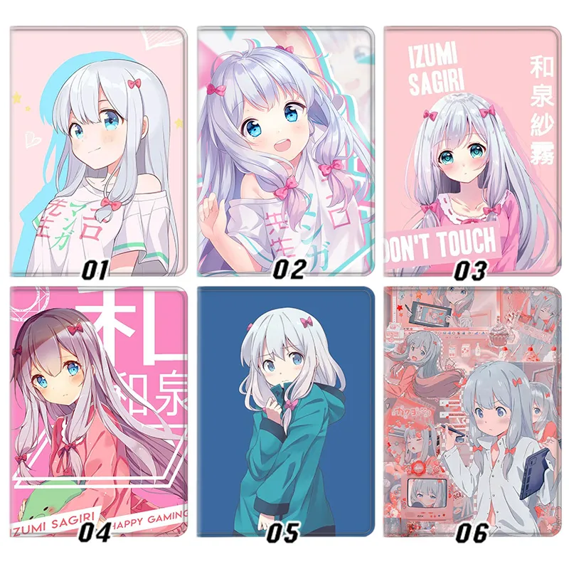 Eromanga Sensei Sagiri Izumi Cute Anime Girl Graphic Print Tri-Fold Smart Sleep Silk Texture Tablet Case