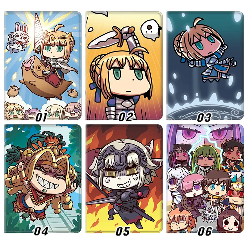 Fate/Grand Order Learning with Manga Saber & Jeanne d'Arc Alter Smart Tablet Case