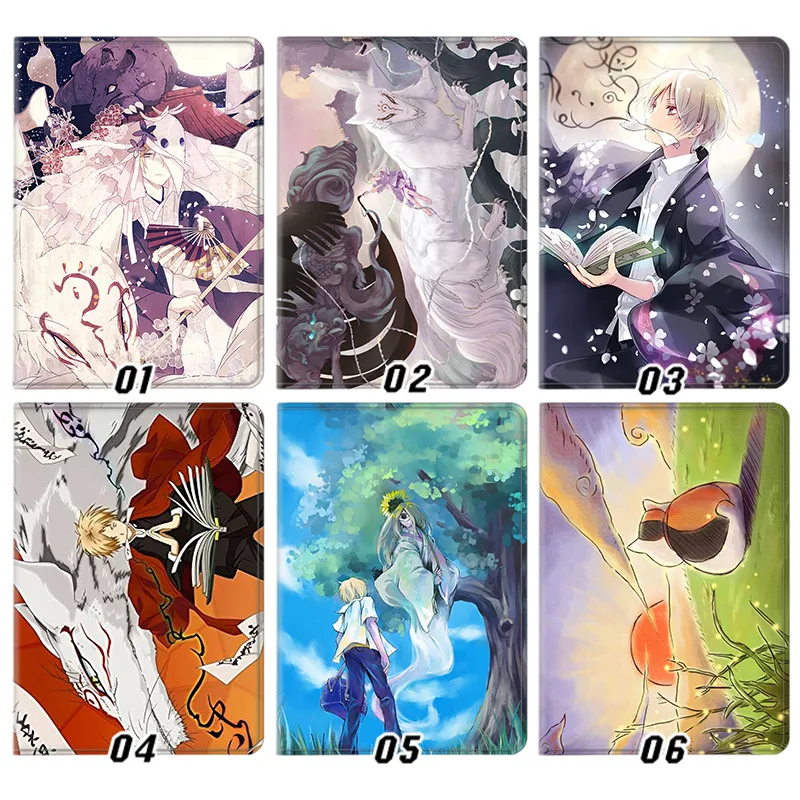 Natsume Yuujinchou Natsume Takashi Madara Nyanko Sensei Anime Smart Trifold Tablet Case