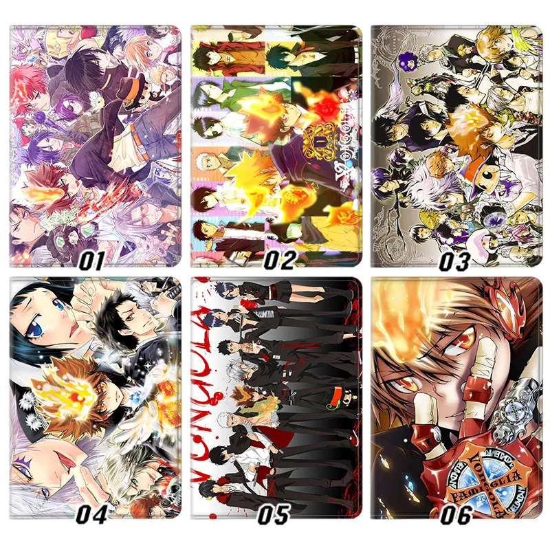 Katekyo Hitman Reborn Vongola Family Tsuna Anime Smart Trifold Tablet Case