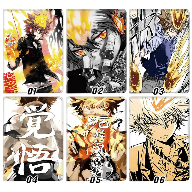 Katekyo Hitman Reborn Tsuna Sawada Dying Will Flame Smart Trifold Tablet Case