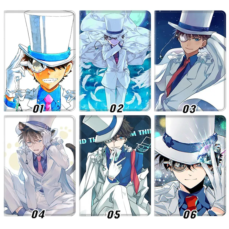 DAlien Visitorective Conan Kaitou Kid Phantom Thief Anime Smart Trifold Tablet Case