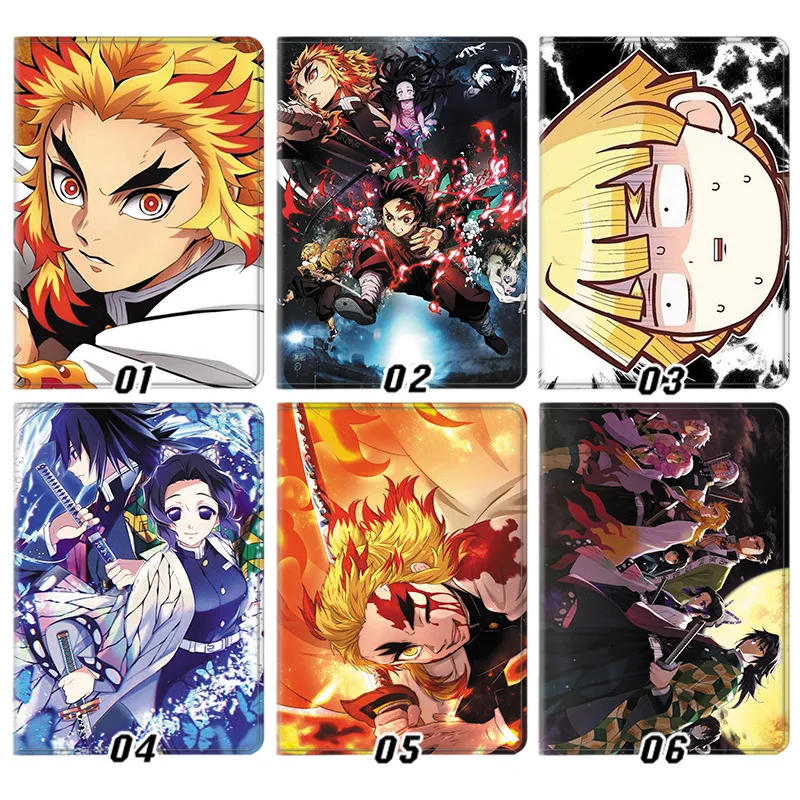 Blade Corps Tanjiro Nezuko Kyojuro Rengoku Anime Smart Trifold Tablet Case