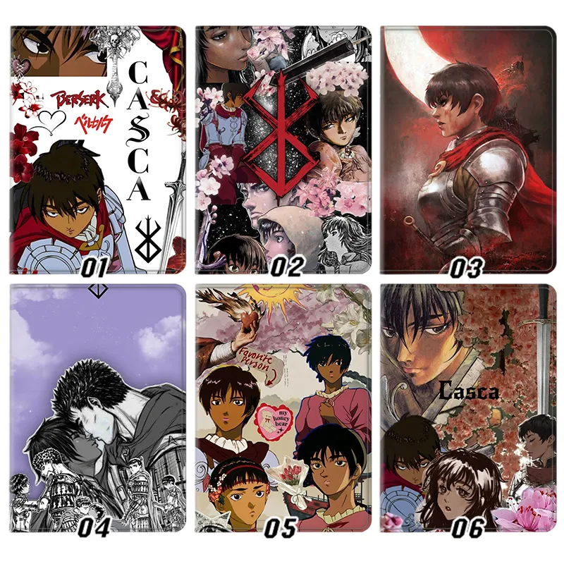 Berserk Casca and Guts Anime Romance Smart Trifold Tablet Case