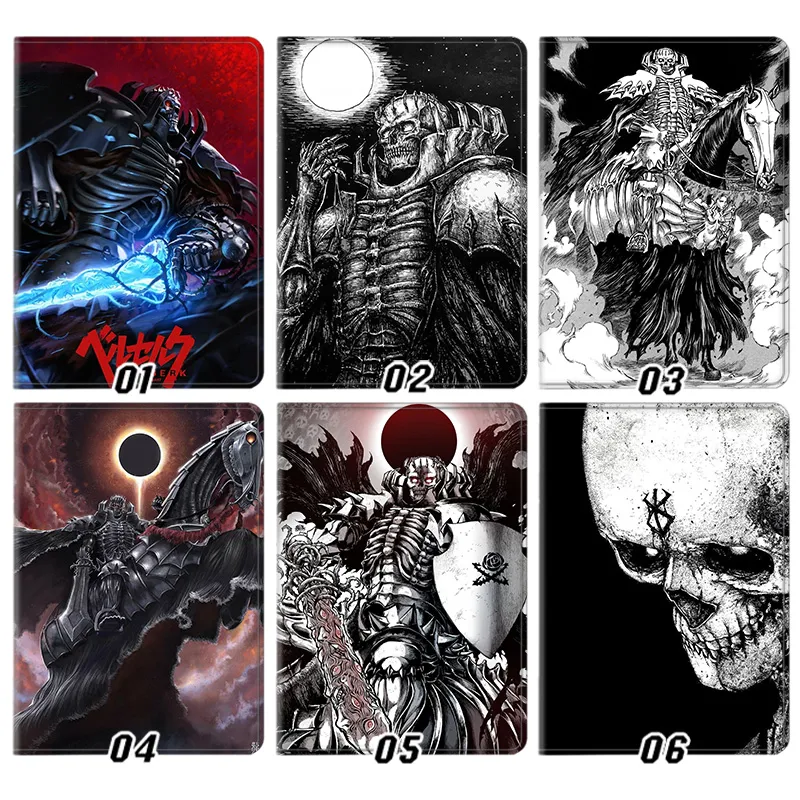 Berserk Skull Knight Guts Dark Fantasy Smart Trifold Tablet Case