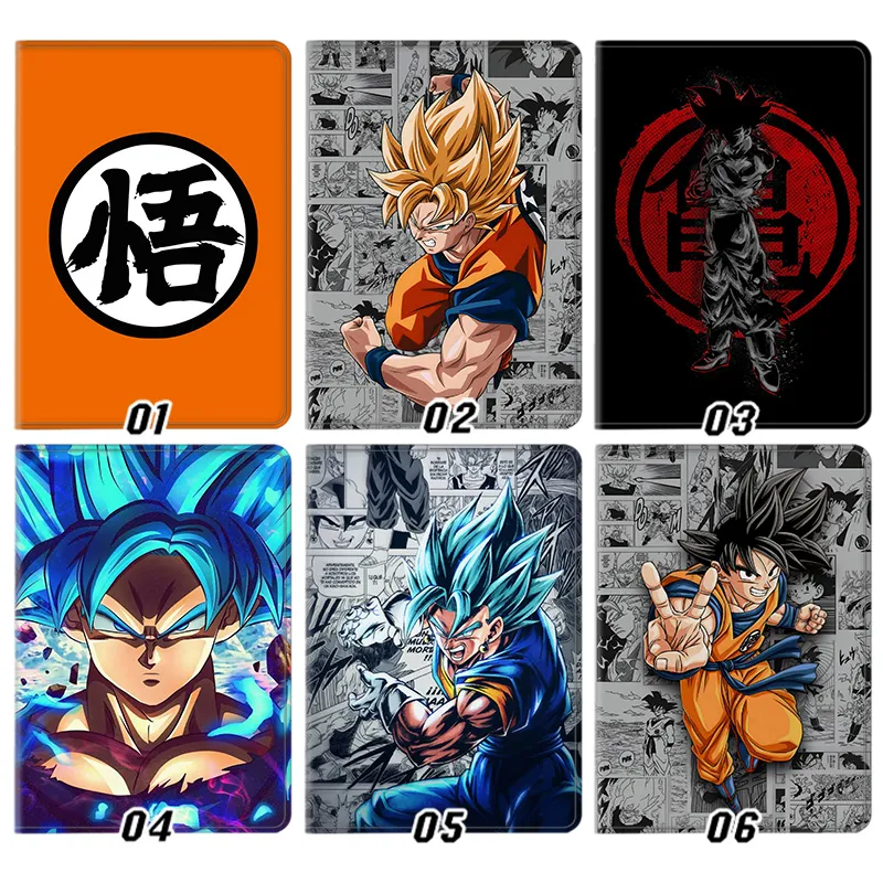 Ki Fighter Z Son Goku Anime Folding PU Leather Tablet Case