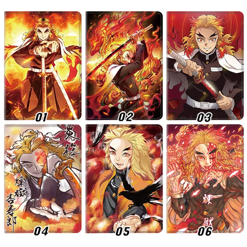 Blade Corps Rengoku Kyoujurou Flame Hashira Leather Flip Tablet Case