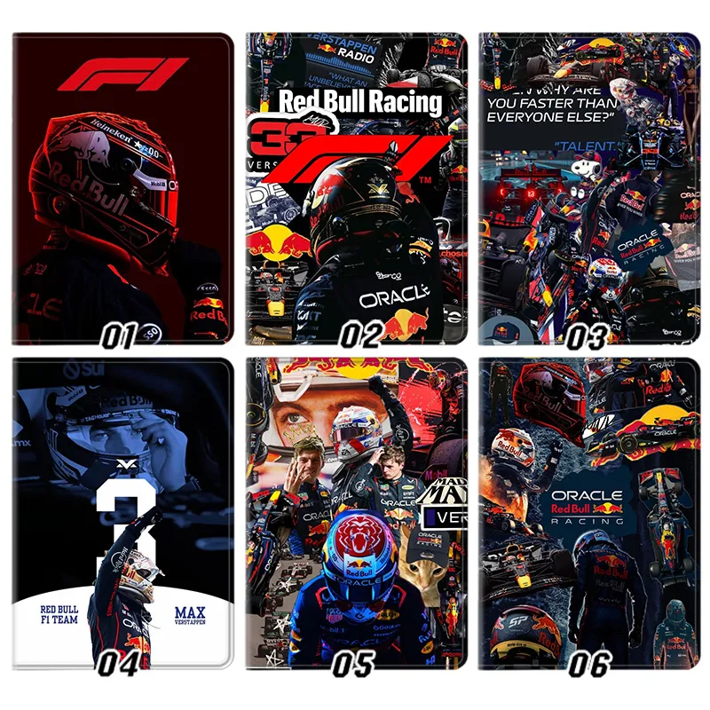 F1 Max Verstappen Red Bull Racing Number 1 Formula One Sport Tablet Case