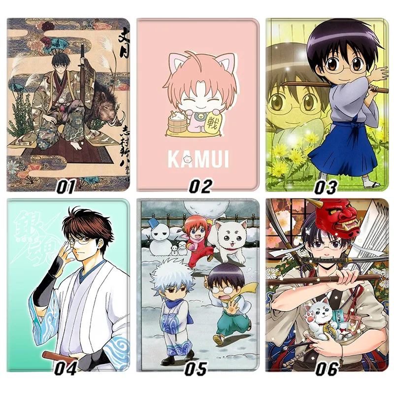 Samurai Parody Shinpachi Shimura Kamui Kagura Sadaharu Anime Manga Tablet Case