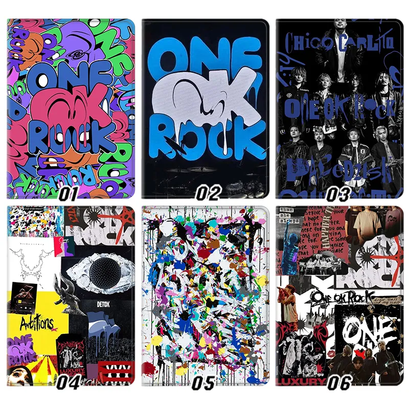 One Ok Rock Japanese Rock Band Taka Graffiti Music Album Art Tablet Case