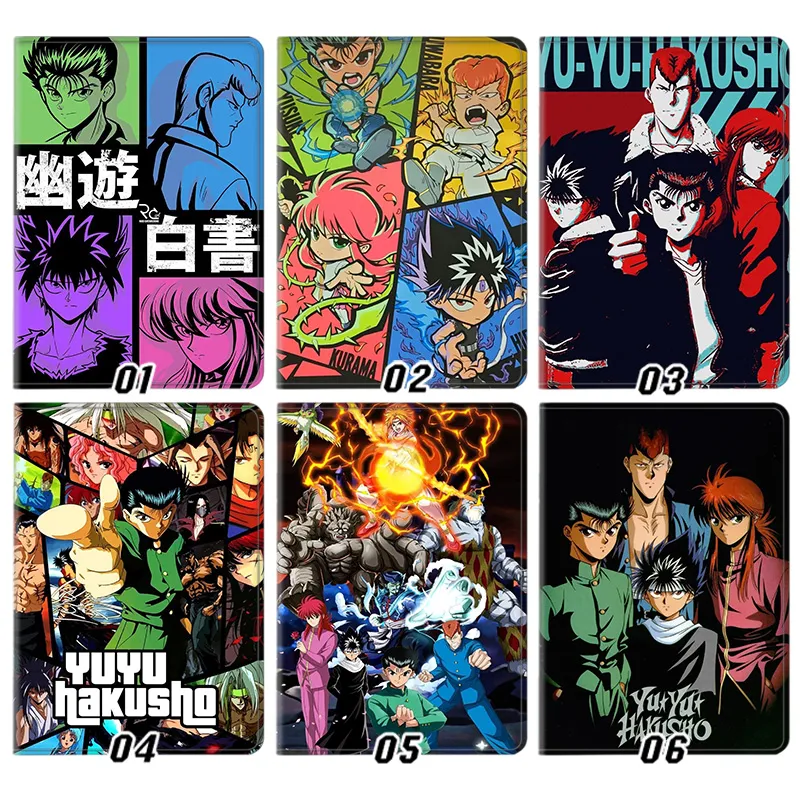Yu Yu Hakusho Yusuke Urameshi Kurama Hiei RAlien Visitorro Shonen Anime Tablet Case