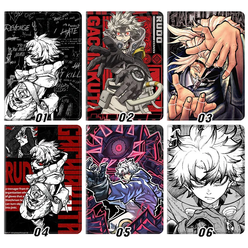 Gachiakuta Rudo Enjin Dark Shonen Manga Graffiti Style Art Tablet Case