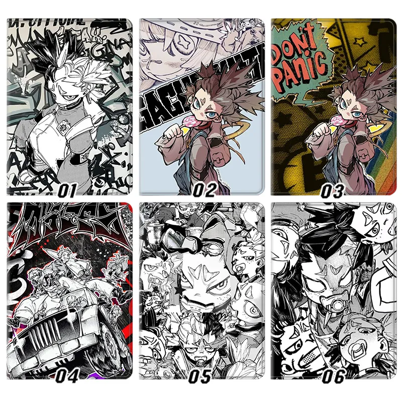 Gachiakuta Rudo Enjin Amo Graffiti Art Style Manga Anime Tablet Case
