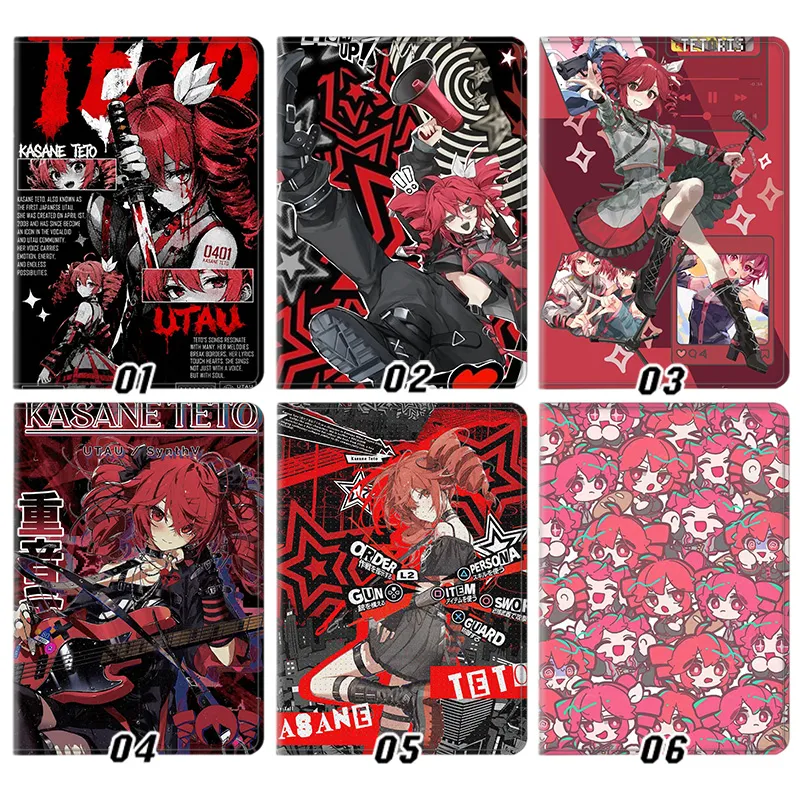 Kasane TAlien Visitoro SynthV UTAU J-Pop Virtual Idol Anime Chibi Collage Tablet Case