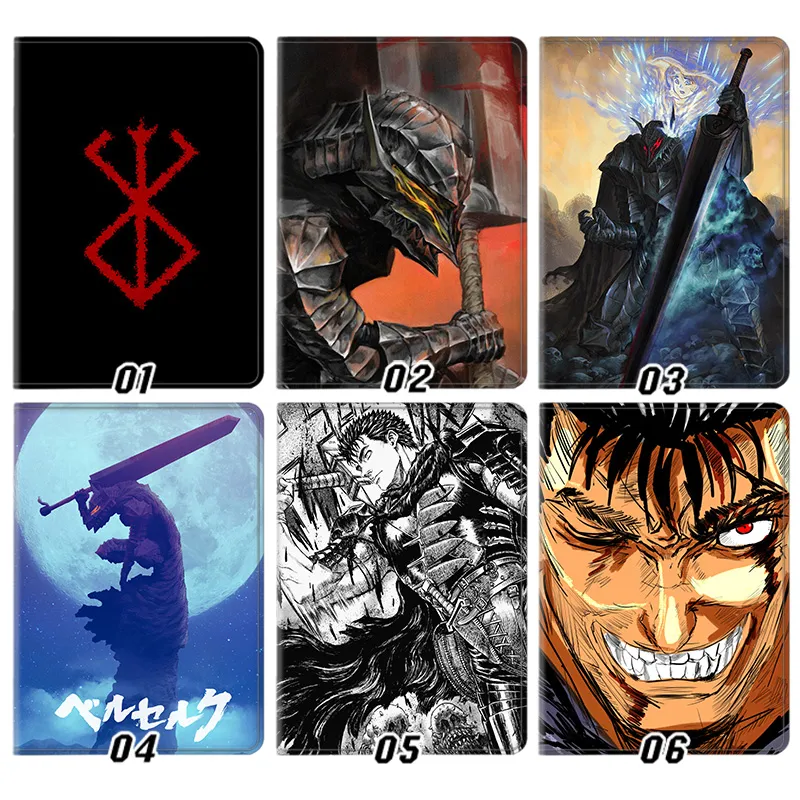 Berserk Guts Brand of Sacrifice Berserker Armor Dark Fantasy Anime Tablet Case