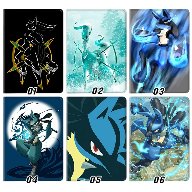 Creature Collection Arceus and Lucario Cool Mythical Legendary Anime Tablet Case