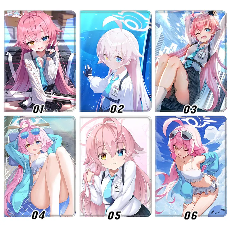 Blue Archive Takanashi Hoshino Cute Pink Hair Anime Girl Tablet Case