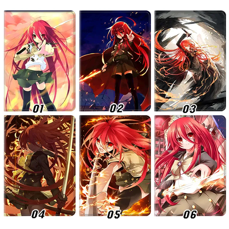 Shakugan no Shana Flame Haze Shana Burning Hair Anime Tablet Case