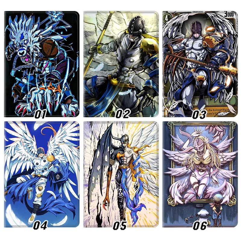 Digimon Angemon Angewomon Lucimon Mastemon Anime Angels Tablet Case