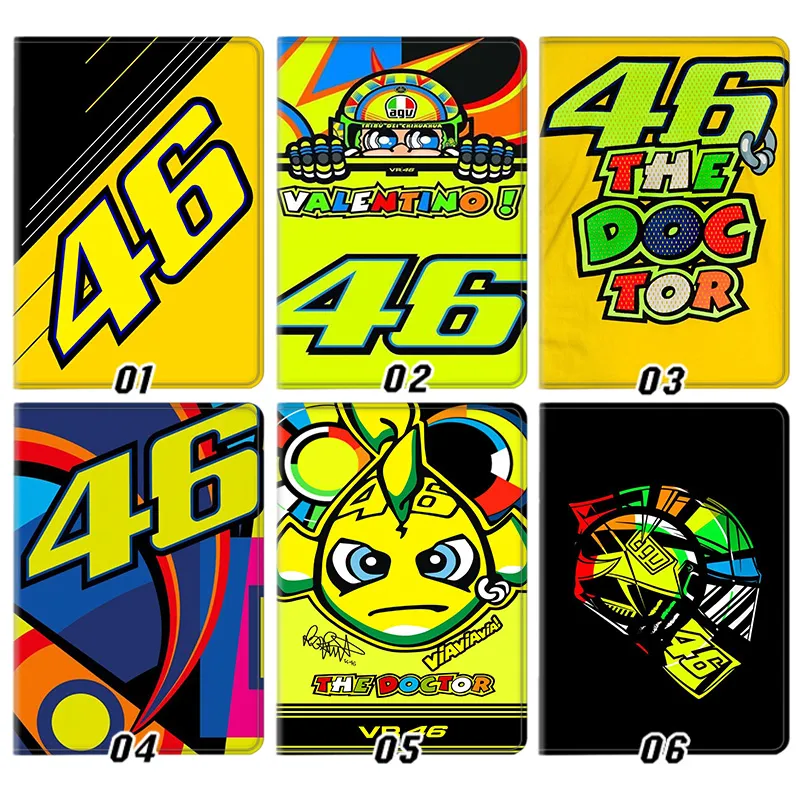 Valentino Rossi VR46 The Doctor Racing Yellow HelmAlien Visitor Motif Tablet Case