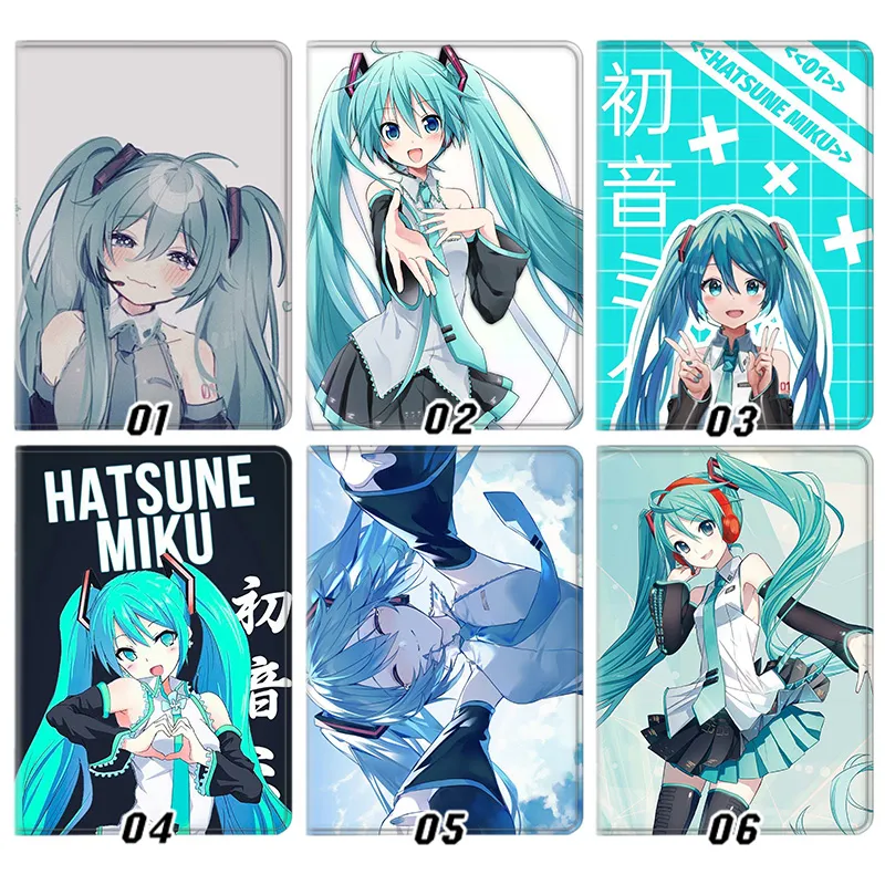 Vocaloid — Vocaloid Star Anime Girl Twin Tails Graphic Silk Texture Smart Flip Tablet Case