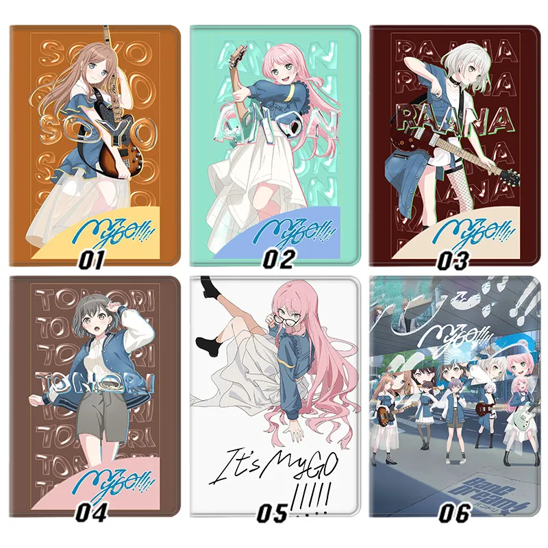 BanG Dream It's MyGO!!!!! — Tomori Anon Soyo Raana Graphic Silk Texture Smart Flip Tablet Case