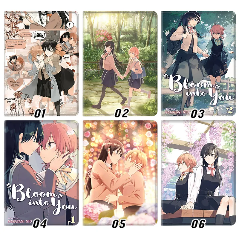 Bloom Into You — Yuu Koito & Touko Nanami Graphic Silk Texture Smart Flip Tablet Case