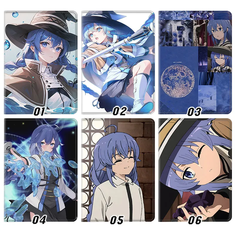 Mushoku Tensei — Roxy Migurdia Water Mage Graphic Silk Texture Smart Flip Tablet Case