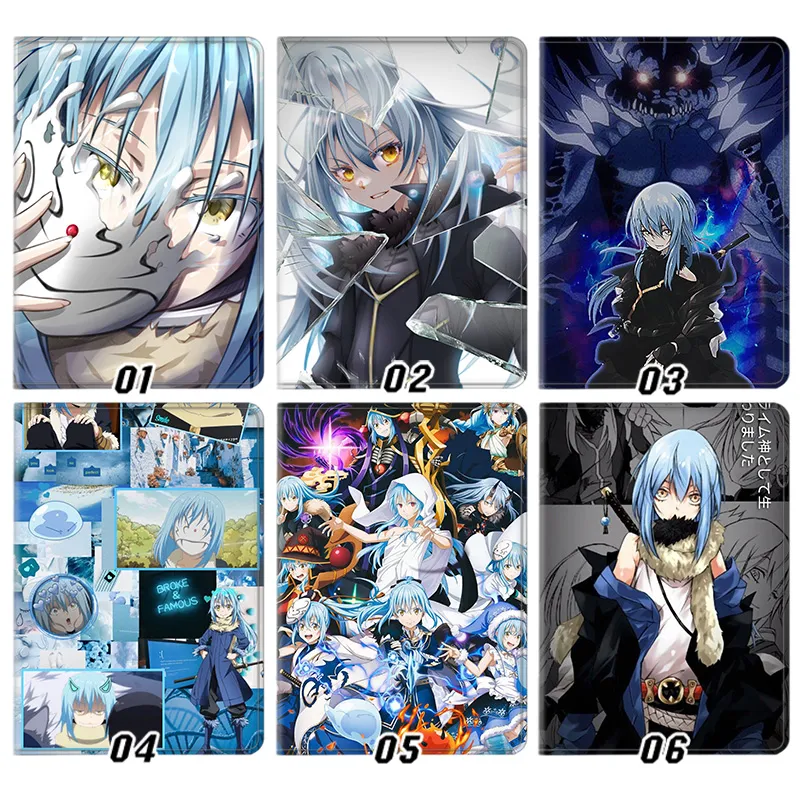 That Time I Got Reincarnated as a Slime — Rimuru Tempest AesthAlien Visitoric Graphic Silk Texture Smart Flip Tablet Case