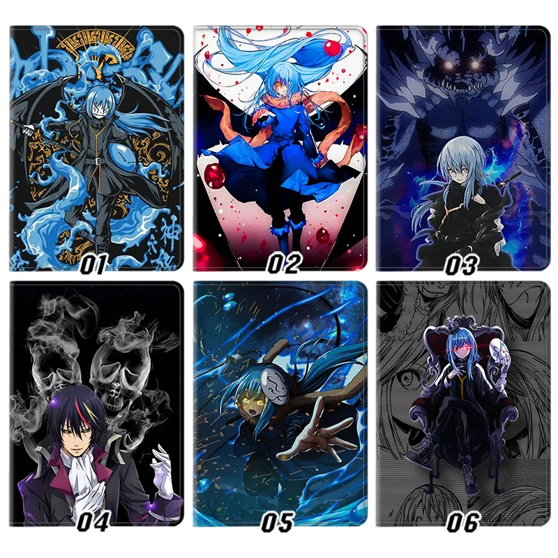 That Time I Got Reincarnated as a Slime Rimuru Tempest Graphic Silk Texture Flip Folio Tablet Case