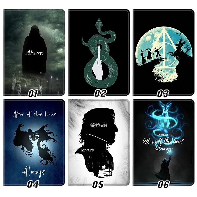 Wizard Tales Severus Snape Always Patronus Deathly Hallows Tri-Fold Stand Tablet Case
