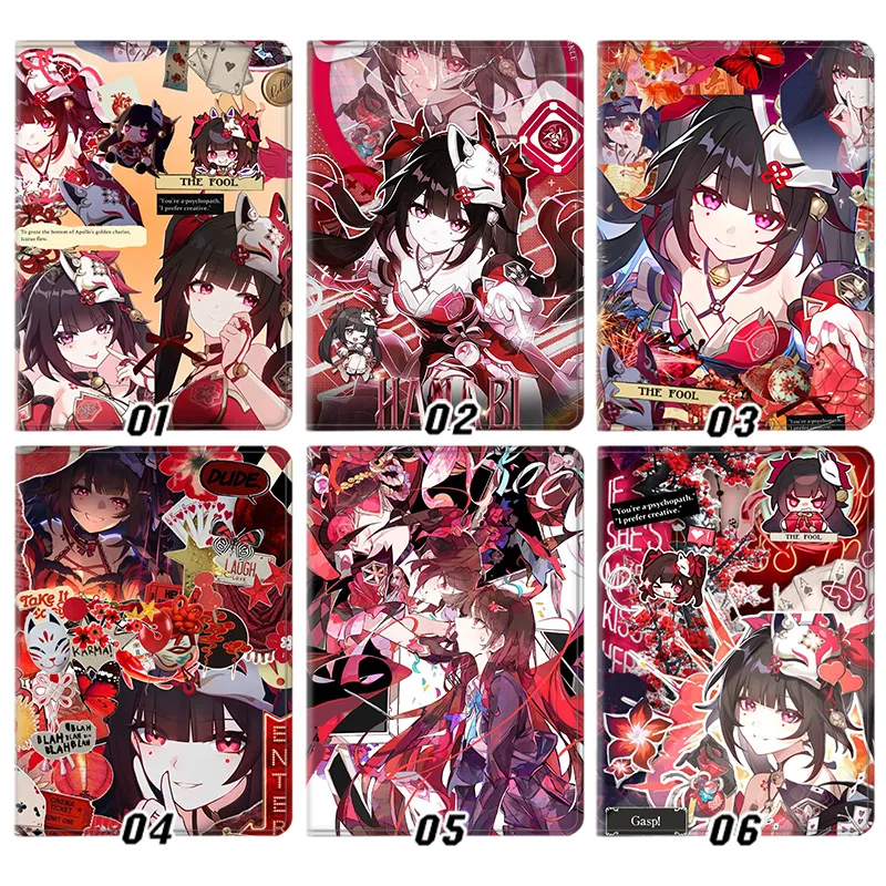 Original God Sparkle Hanabi Anime Game Tri-Fold Stand Tablet Case