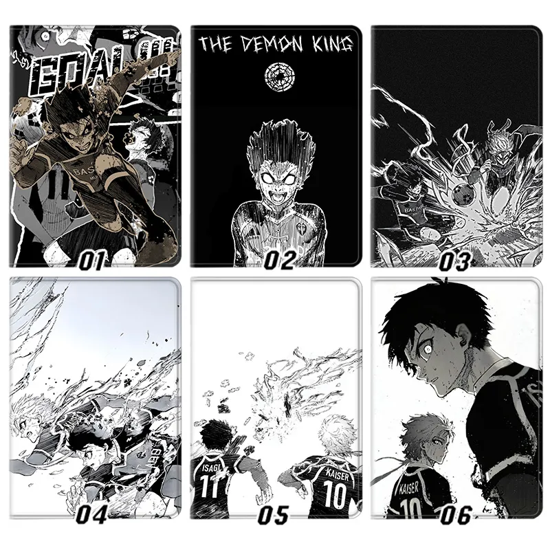 Blue Lock Yoichi Isagi & Michael Kaiser Manga Tri-Fold Stand Tablet Case
