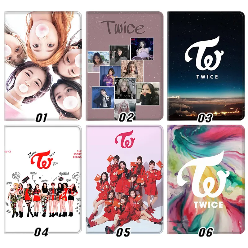TWICE Kpop Members Logo & Photo Collage Tri-Fold Stand Tablet Case